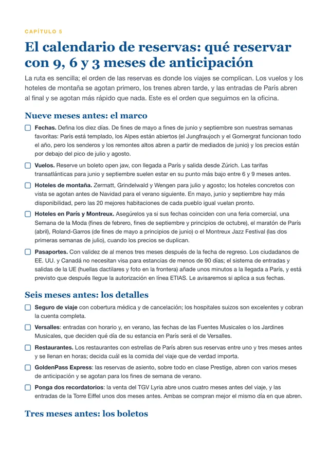 Página de El planificador de 10 días por Francia y Suiza: Swiss Travel Pass o boletos: las cuentas hechas